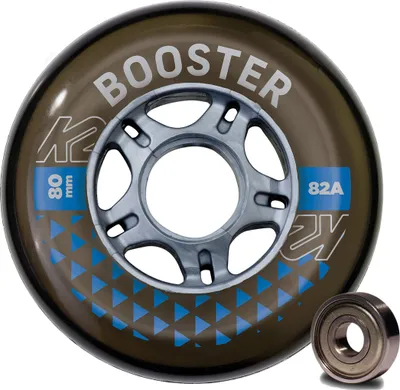 Produktbild von K2 Skates BOOSTER 80 MM 82A 8-WHEEL PACK W ILQ 7 Rollen mit Kugellager Unisex  schwarz  Größe: 1SIZ