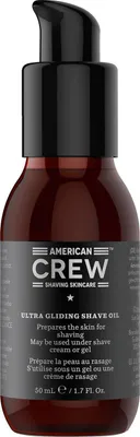Zdjęcie produktu dla American Crew Shaving Skincare Ultra Gliding Shave Oil olej zmiękczający do brody 50 ml