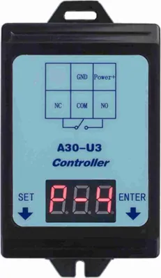 Obrázek produktu pro Stejnosměrné napětí 6-80 V a časové relé s řízením nabíjení/vybíjení - ochrana proti podpětí a přepětí a 4 provozní režimy