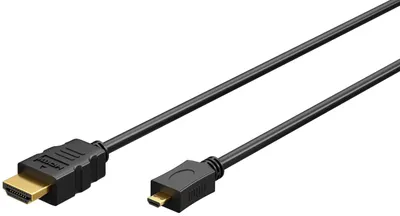Immagine prodotto di Goobay Cavo HDMI ad alta velocità con Ethernet (Micro, 4K @ 60 Hz)