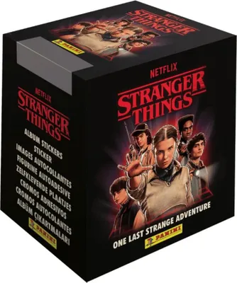 A box of Stranger Things stickers.