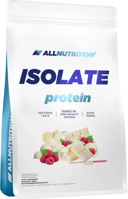 Produktbild von AllNutrition | Isolate Protein White chocolate with raspberries