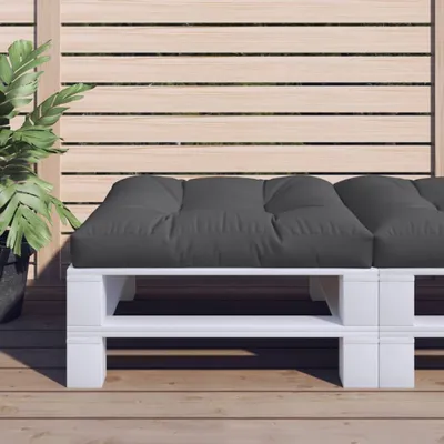 Produktbild von Möbel Palettenkissen Schwarz 70x70x12 cm Stoff - Gartenmöbelauflagen 360476