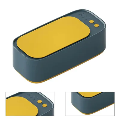 Produktbild von Ultraschallreiniger, 350ml Ultraschallreiniger, 45kHz, 3 Reinigungsmodi, zur Reinigung von Gläsern, Uhren und Schmuck, grün