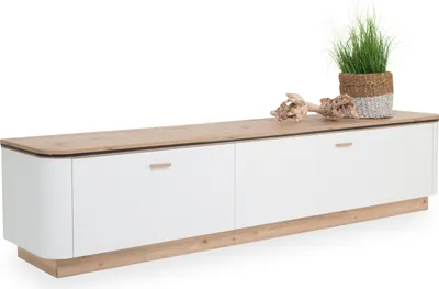 Produktbild von Lowboard SANSIBAR VISTRA BHT 210x46x42 cm weiß TV-Lowboard
