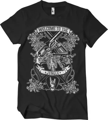Produktbild von Welcome To The Jungle T-Shirt - Medium - Black