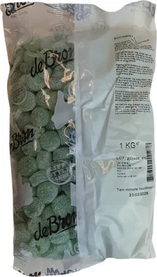 Produktbild von De Bron Eucamint Fruchtgummi Zuckerfrei 1 kg
