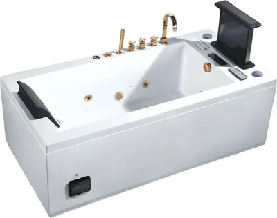 Produktbild von Whirlwanne Hydromassagewanne Whirlpool Blubberbad Spa-Bad Sprudelbad 185x90 cm