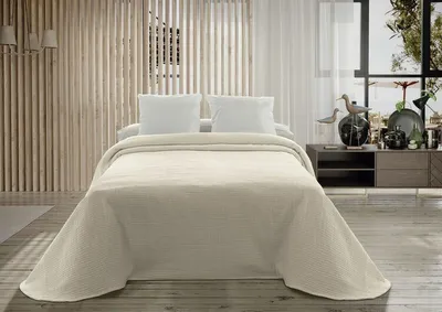 Produktbild von Steppdecke Hosteline PALMA Beige Einzelmatratze