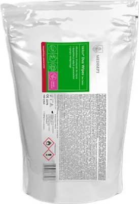 Produktbild von Velox Duo Reinigungstücher mit Tee-Tonikum, Nachfüllpackung, 100 Stück, zur schnellen Desinfektion und Reinigung