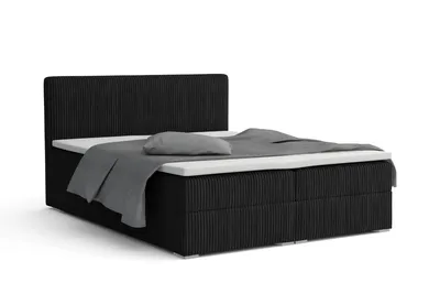 Produktbild von BOXBETT LON IV 180/200 in Cord Schwarz H3