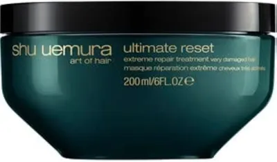 Produktbild von Shu Uemura Ultimate Reset 200ml, Unisex, beschädigtes Haar, 200 ml, Reparatur, Behandlung, Topf, aqua / water ● stearyl alcohol ● dimethicone ● behentrimonium chloride ● glycerin ●...