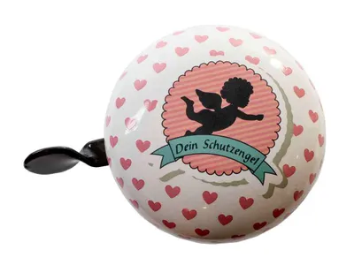 Image de Sonnette de vélo Schutzengel 80 mm - bbeBells 52321 - Cloche Sonnette Clochette