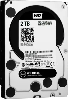 Image de Noir 3,5 Zoll 2000 GB Serial ATA III