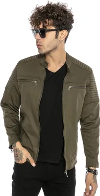 Produktbild von Red Bridge Herren Jacke Übergangsjacke Biker Khaki XXL
