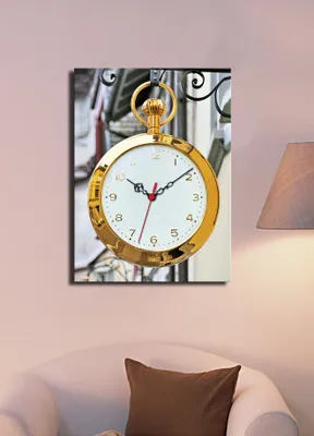 Produktbild von Opviq, 3040CS- CLA1623, Bunt, Wanduhren, 30 x 40, 100% Wildleder -Leinwand