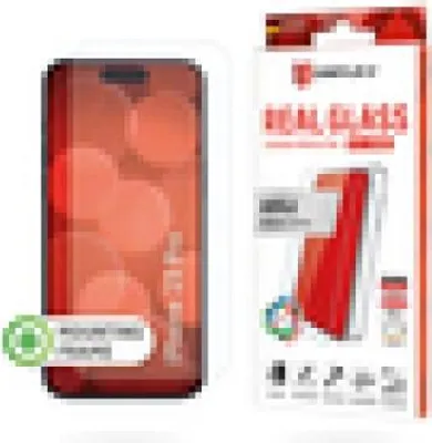 Produktbild von DISPLEX Real Glass + Case Set iPhone 15 Pro