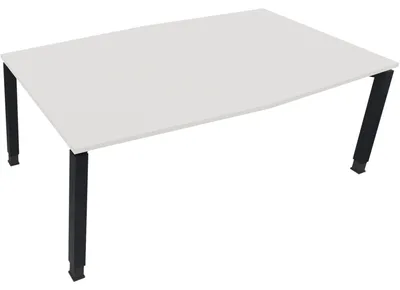 Produktbild von Bespr.ti. Tonneau Vierfuß Quadrat B2000xT1000/1100xH680-820 an/Weiß