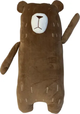 Obrázok produktu pre MikroElastanový vankúš Medveď hnedý 53 cm