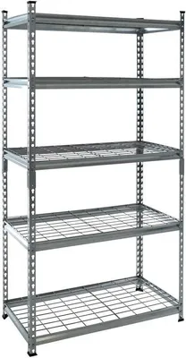 Produktbild von Schwerlastregal Steckregal Lagerregal 180x90x45 cm Werkstattregal Gitterboden