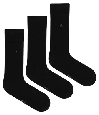 Produktbild von Calvin Klein - Socken für Herren (3er-Pack) NA728 (38 EU - 42 EU) (Schwarz)