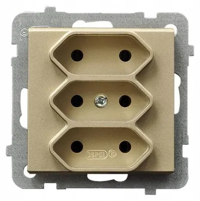 Obrázek produktu pro Ospel GP-3R/m/39, Zlato, IP20, 2,5 A, 71 mm, 45 mm, 71 mm