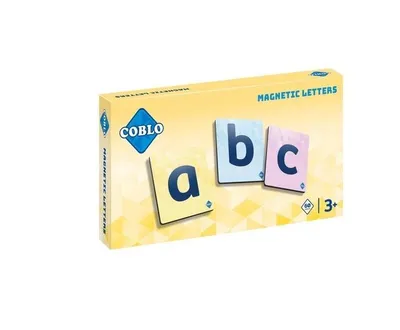 Obrázok produktu pre Coblo Toys Magnetické obkladačky Malé písmená 60 kusov