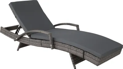 Produktbild von Ratanové lehátko Océane 190 x 71 x 34 - 74,5 cm