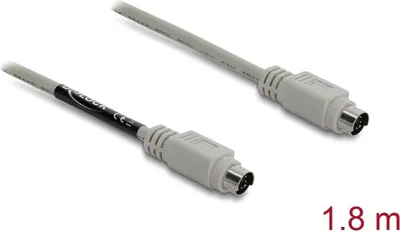 Obrázek produktu pro DeLOCK 87235, 1,8 m, 6-p Mini-DIN, 6-p Mini-DIN, Samec, Samec, Béžová