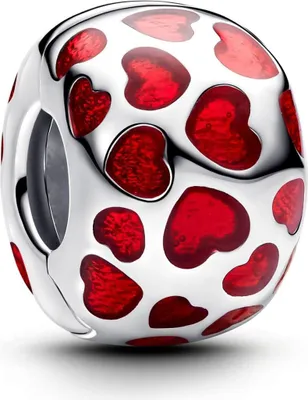 Immagine prodotto di Pandora Charms Cuore rotondo a clip 793679C01 Ciondolo Charms