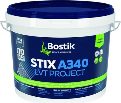 Produktbild von Bostik Stix A340 LVT Project 14kg Eimer Klebstoff Kleber LVT Designbeläge