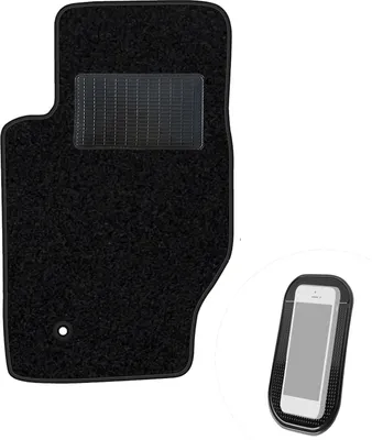 Produktbild von moto-MOLTICO Fahrer Fußmatte Auto Velours Fahrerseite Autoteppiche Schwarz Fahrermatte 1-teilig passend für Jeep Grand Cherokee 2006-2011