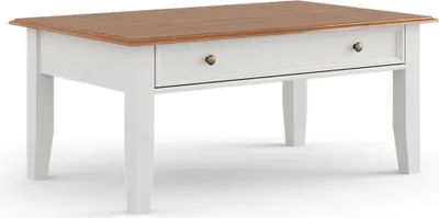 Produktbild von Bank Belluno Elegante aus Kiefernholz, weiße Eiche Homms