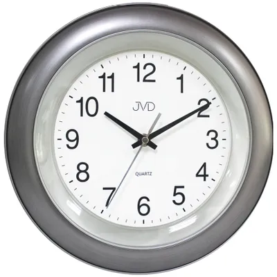 Produktbild von JVD TS13.2 Wanduhr Quarz analog grau rund