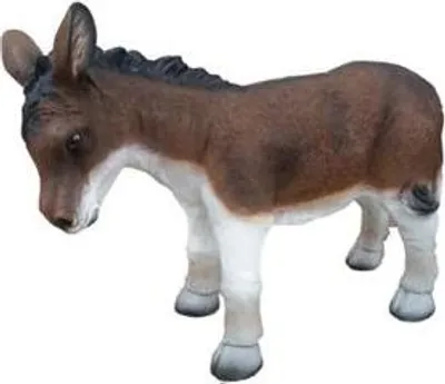 Obrázek produktu pro Osel v životní velikosti dekorace sochy sochy zahradní dekorace postavy 45cm
