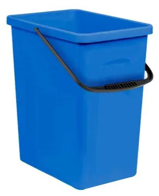 Produktbild von BranQ 1309 Abfalleimer Blau Mülltrenner Recycling Eco Vorratseimer 10L