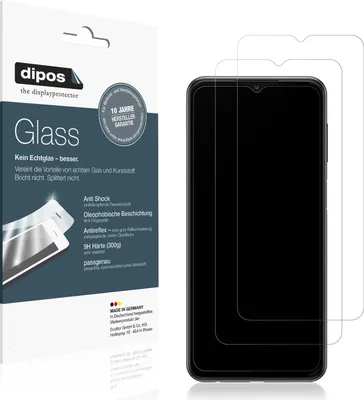 Produktbild von 2x Schutzfolie für Samsung Galaxy A23 5G matt - Anti-Shock 9H Folie dipos Glass