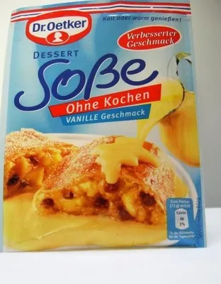 Produktbild von Dr. Oetker Soße ohne Kochen Vanille-Geschmack, 39 g