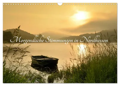 Produktbild von Kalender 2027 · US-Version · Morgenstimmungen in Nordhessen (Wandkalender 2027 17" × 12" Querformat), CALVENDO 12-Monats-Wandkalender