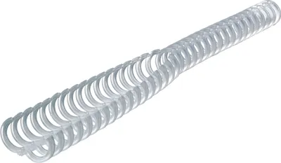 Produktbild von Binderücken ClickBind A4 12mm weiß VE=17x50 Stück