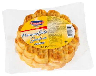 Produktbild von KuchenMeister Herzwaffeln 165g