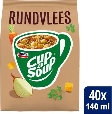 Produktbild von Unox Cup-a-Soup Maschinenbeutel Rindfleisch 520 Gramm