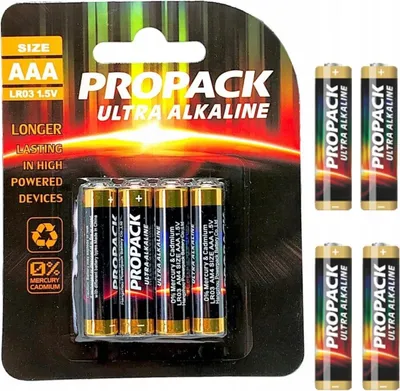 Imagen del producto de Pilas Alcalinas LR03 AAA 1,5V – Alta Calidad | 4 Unidades | Uso Universal