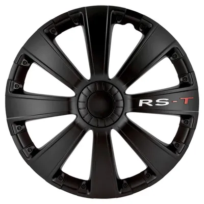 Immagine prodotto di Set di 4 copriradiali AutoStyle, modello RS-T, da 15 pollici, colore nero