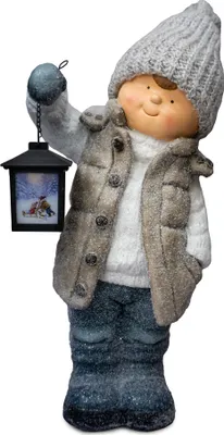 Produktbild von Solis Decor Figur Junge mit Laterne