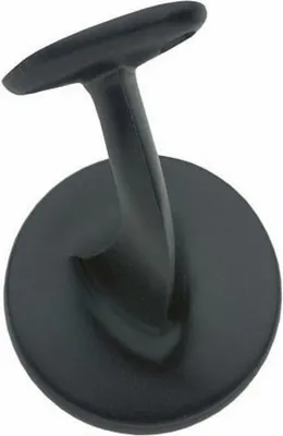 Produktbild von Intersteel Handlaufhalter flach Auflage Stockschraube Schwarz
