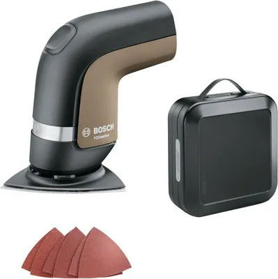 Produktbild von Bosch 0 603 9C4 000 Handschleifer Multisander 28000 OPM Schwarz 3,6 W