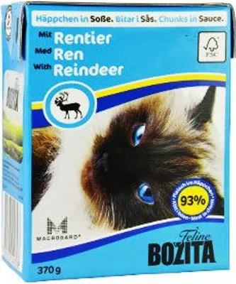 Obrázok produktu pre Bozita 4930, Mačiatko, Akékoľvek plemeno, Jeleň, 370 g, Bez obilnín, Žiadne umelé farbivá