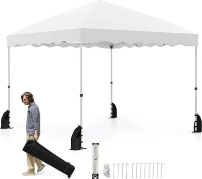 Produktbild von 3 x 3 m wasserdichtes Pop-Up-Pavillonzelt mit Rolltasche