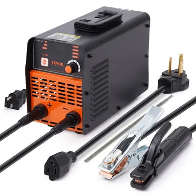 Produktbild von VEVOR 220V Elektrodenschweißgerät, 160A ARC/Lift TIG Schweißmaschine mit großem LED-Display, 2-in-1 tragbare Elektrodenschweißmaschine mit Hot Start, Arc Force, Anti-Stick, VRD, MMA ARC Schweißmaschine, Schweißen, 200A